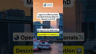 Honjo Foundation Scholarship 2025  Fully Funded Study in Japan studyabroadquot [upl. by Eselahs]