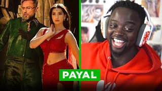 PAYAL SONG Official Video YO YO HONEY SINGH  NORA FATEHI  PARADOX  GLORY  REACTION [upl. by Oxford]