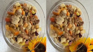 HOW TO MAKE A PERFECT MIX FRUIT AND NUT SALAD [upl. by Redlac604]