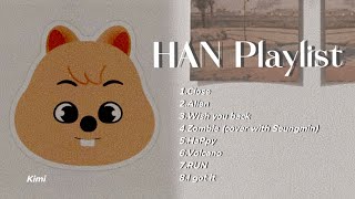 HAN Playlist  with Romanized Lyrics in comment  Stray Kids han Jisung [upl. by Isiah]