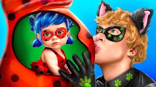 Ladybug and Cat Noir are Parents Parenting Hacks [upl. by Adianes]