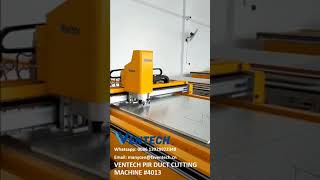 VENTECH PIR Duct Cutting Machine 4013  Preinsulated Duct Board Cutting Machine for Sale [upl. by Elvyn]