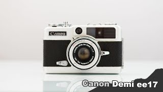 Canon Demi ee17  WHY SO TINY 35mm HalfFrame Rangefinder [upl. by Jacobsohn451]