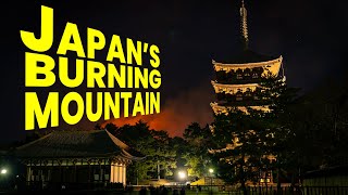 Why Japan BURNS this Mountain Every Year  Wakakusa Yamayaki Festival [upl. by Strickler]