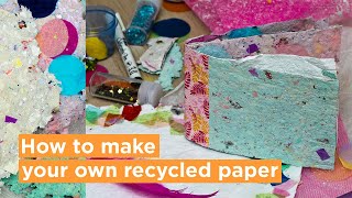 How to make your own recycled paper [upl. by Taima]