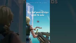 Day 5 of posting clips until 1k subs 7391000 clips viralvideo fortniteclips gaming fortnite [upl. by Surdna]