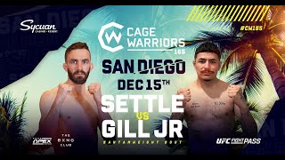 Cage Warriors 165  Free Prelims [upl. by Triplett]