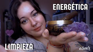 ASMR  Limpieza energética profunda 🌙🩶  Susurros cuenco diapasón [upl. by Papotto]