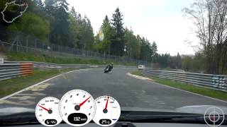 Porsche vs Motorrad auf der Nordschleife [upl. by Douglas762]