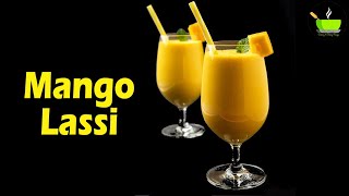 Mango Lassi Recipe  How to Make a Mango Lassi  Fresh Mango Lassi  Mango Lassi With Mango Pulp [upl. by Gonagle]