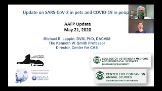 Update on SARSCoV2 in Pets and COVID19 in People [upl. by Remsen]