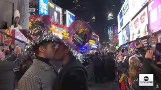 Happy New Year Everyone  2024  New York Time Square Ball Drop [upl. by Bottali363]