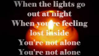 Youre Not Alone Shayne Ward with lyrics [upl. by Aerdnac735]