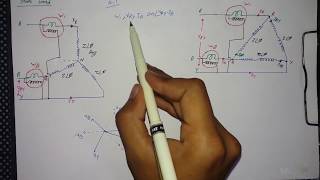 Blondels theorem Explained in Hindi  how to take phasor of star amp delta loads [upl. by Alta]