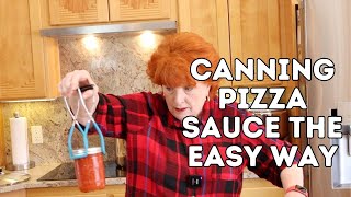 Canning Pizza Sauce the Easy Way [upl. by Ominorej]