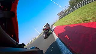 KTM Duke 690 R Track Day Action at Circuit Zolder [upl. by Nyllek]