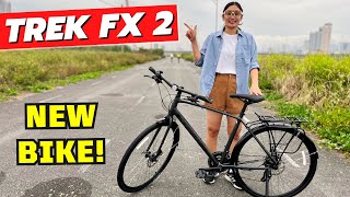 Trek FX 2 Commuter Bike Review amp First Ride [upl. by Weslee]