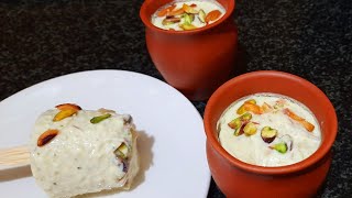 Matka Kulfi RecipePot Kulfi Recipe Malai Matka Kulfi Icecreamமண் பானை குல்ஃபிKesar Pista Kulfi [upl. by Akcirederf]