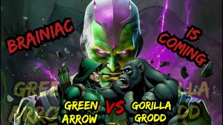 Injustice2 Ep 10 Brainiac Arrival  Green Arrow Vs Gorilla Grodd [upl. by Hunger]