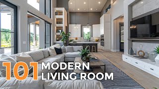 101 Modern Living Room Interior Design Trends You Need to Know [upl. by Llerrat]