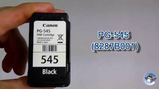 How to Refill Canon PG545 8287B001 Black Ink Cartridge [upl. by Whitehouse5]