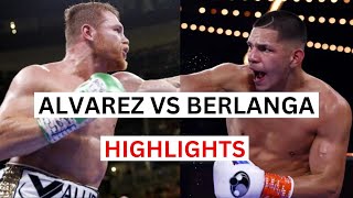 Canelo Alvarez vs Edgar Berlanga Highlights amp Knockouts [upl. by Ragouzis]