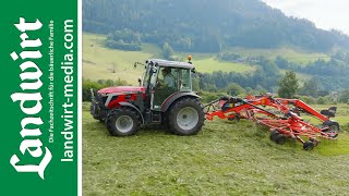 Test Kuhn ZweikreiselMittelschwader GA 7631  landwirtmediacom [upl. by Reivax765]