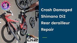 Crash Damaged Derailleur Repair [upl. by Nowad638]