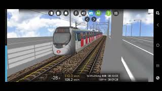 Hmmsim 2 MTR Ma On Shan Line From Tai Wai to Wu Kai Sha SP1950 [upl. by Marquez]