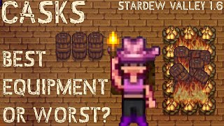 Stardew Valley Casks  The Best Worst Farm Equipment KitaDollx Games [upl. by Kahlil]