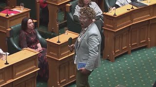 Maori Leader Performs Haka in New Zealand’s Parliament [upl. by Yellat]