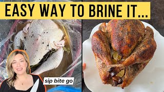 Easy Turkey Brine Recipe for Roasting or Smoking Thanksgiving Dinner [upl. by Burgess]