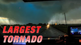 Worlds largest tornado  El Reno Tornado 2013  Storm Spotting Operations [upl. by Mansur]