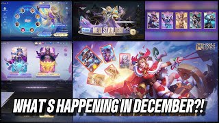 HERES WHAT YOU CAN EXPECT IN DECEMBER  MLBB EVENTS UPDATE 🎁🎉🥳 [upl. by Dittman523]