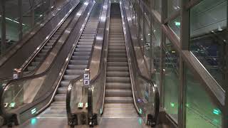 Sweden Stockholm Odenplan Train Station 2X escalator [upl. by Cissie]