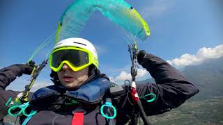 Paragliding SIV  Malcesine Lago di Garda [upl. by Anamor]