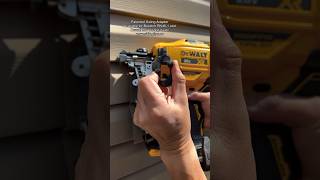 Bostitch and Dewalt vinyl siding adapter for roofing nailer from Siding Tips [upl. by Fionna]