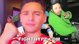 RYAN GARCIA REACTS TO GERVONTA DAVIS IN A WHEELCHAIR SENDS HIM quotSTAY FOCUSEDquot MESSAGE [upl. by Knapp]