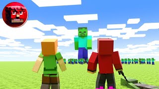 Minecraft Zombie War [upl. by Eixela971]