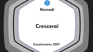 Nomadi  Casalromano 2007  Crescerai [upl. by Wye255]