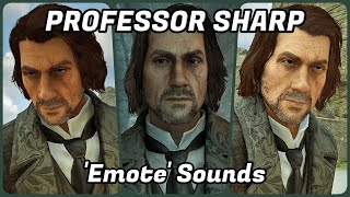 Hogwarts Legacy  Professor Sharp Emote Sounds [upl. by Nnahsal]