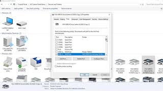 How to check and change printer port [upl. by Oruhtra554]