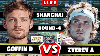 A Zverev vs D Goffin • Shanghai Masters ATP 1000 2024 Round 4 Zverev Goffin tennis ATP [upl. by Riane952]