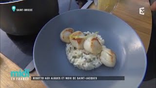 Risotto aux algues et noix de saintjacques [upl. by Prager]