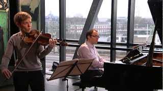 Isabelle Faust amp Alexander Melnikov  Beethoven from Sonate no2 op12  part 2 [upl. by Aelahc]