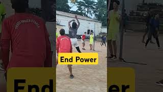 End Power in voliball [upl. by Samohtnhoj]