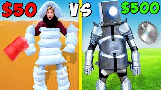 50 vs 500 Full Body Armor BUDGET CHALLENGE [upl. by Uni140]