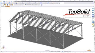 TopSolidSteel  Creazione STRUTTURE [upl. by Avot216]