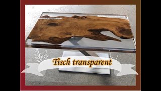 River Table  ein Tisch aus Holz und Harz Epoxy Resin [upl. by Arised]