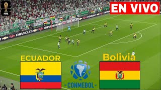 🔴 Ecuador vs Bolivia EN VIVO  Eliminatorias 2024 [upl. by Mcdonald621]